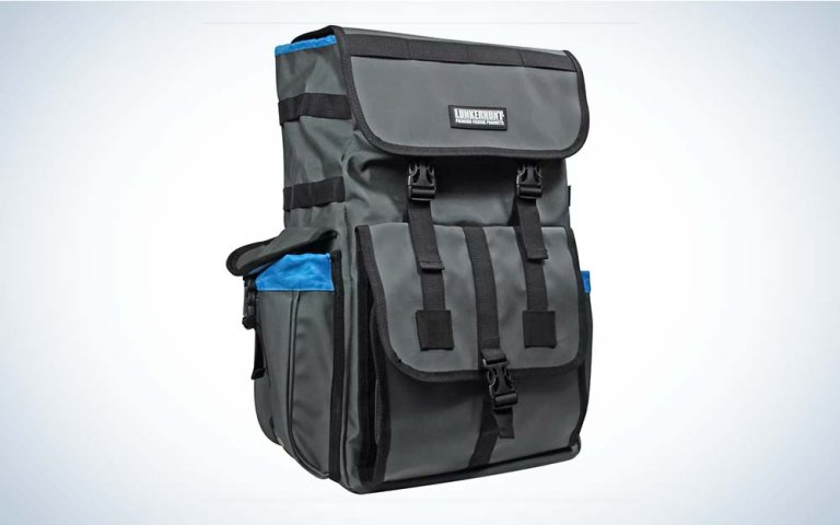 XELFLY Fishing Backpack G2 – Waterproof, With Rod Holders & Inflatable Design (Gray)
