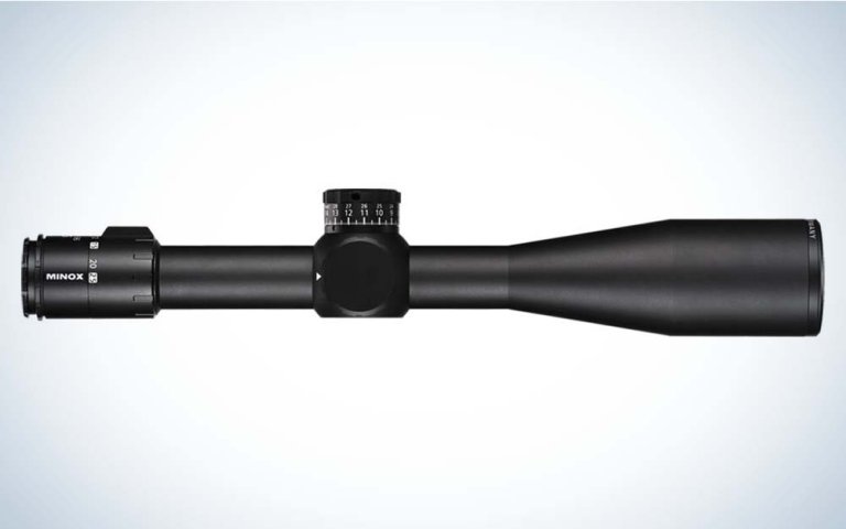 A black Minox scope
