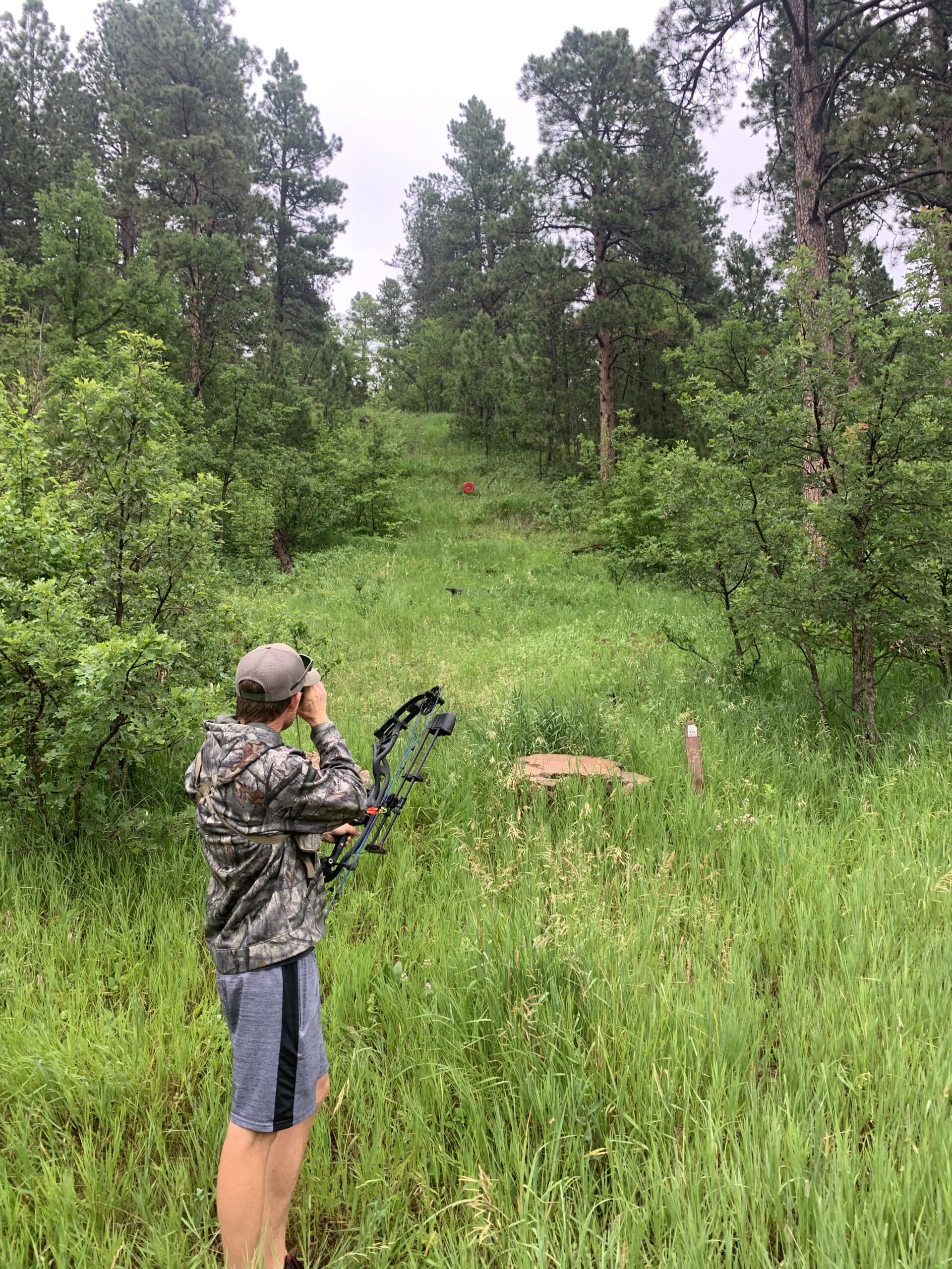 Ranging steep angles is important for bowhunting in steep country