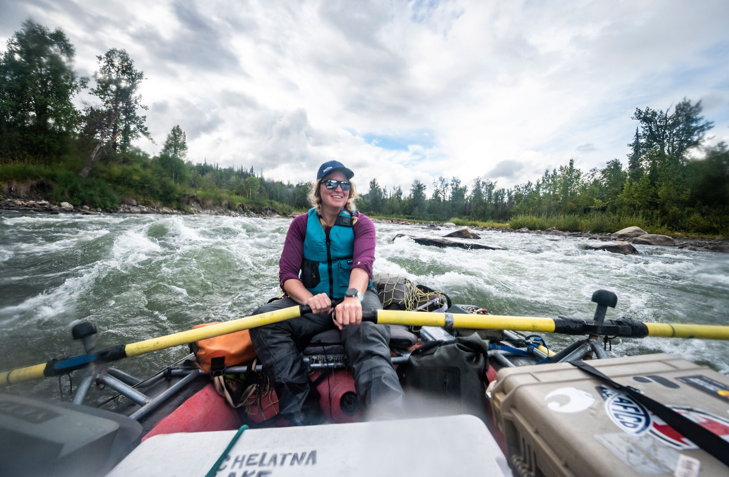 Whitewater rapids in Alaska on an underrated river.