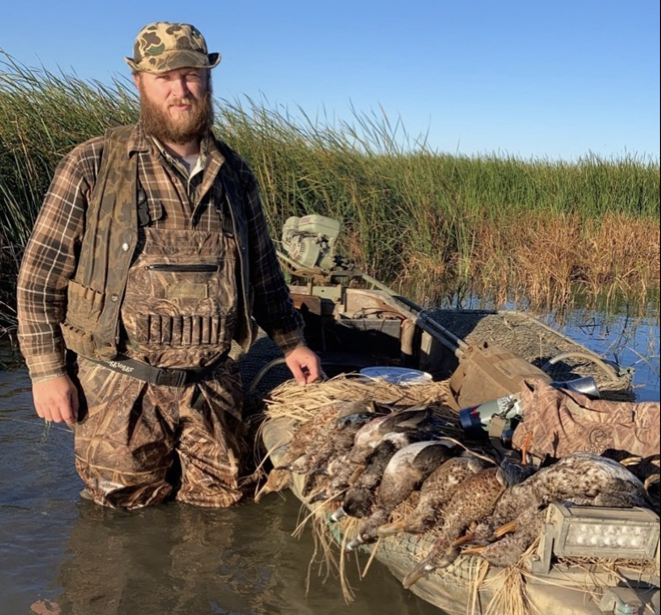 Grant Doyle with limits of ducks.