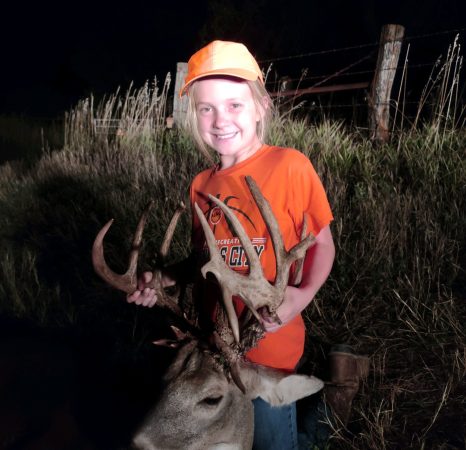 This 10-Year-Old Made a 200-Yard Shot on a 200-Inch Deer for Her First Kansas Buck