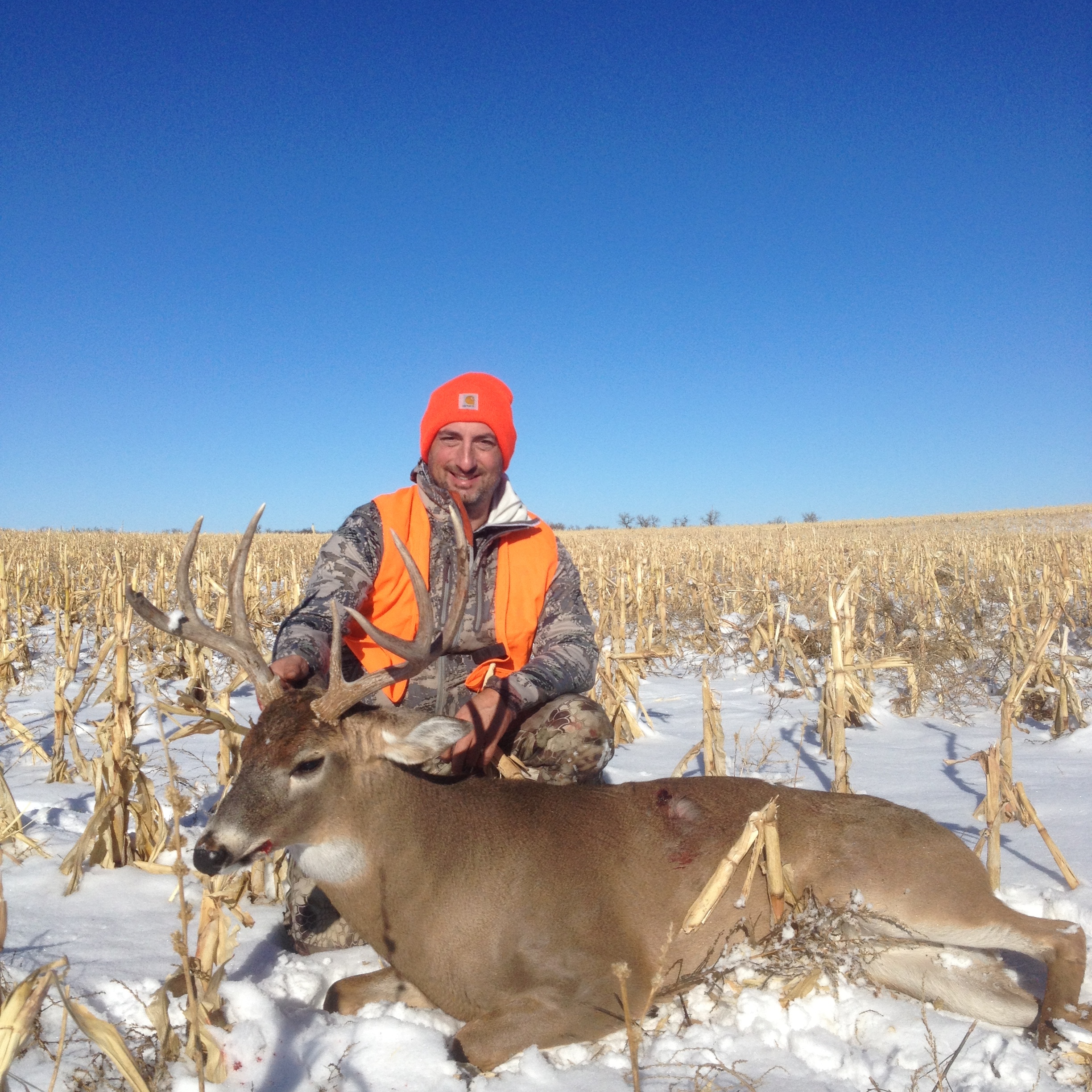 Outdoor Life shooting editor John Snow shot this buck late season in Nebraska.