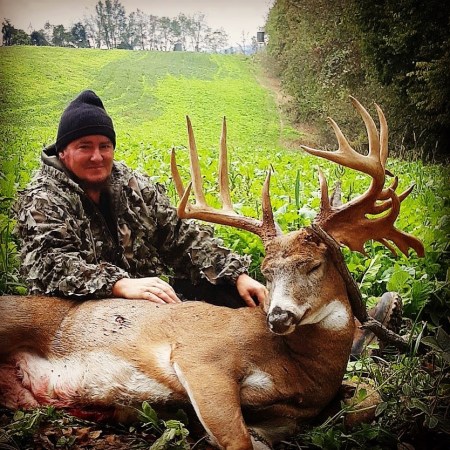 Ohio Crossbow Hunter Tags a Monster Non-Typical Buck Scoring Nearly 200 Inches