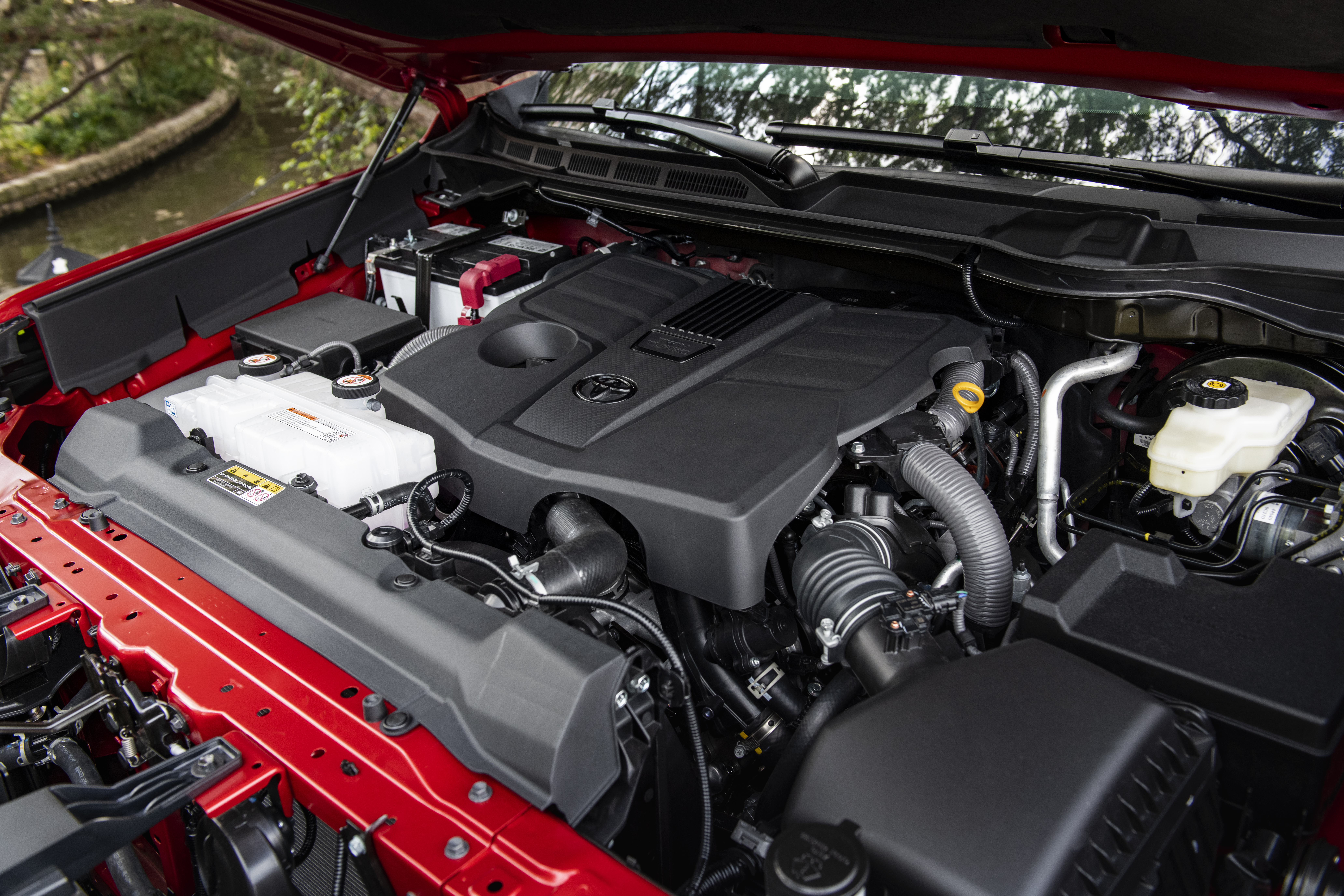 You'll get more power from Tundra's new V6 engines.