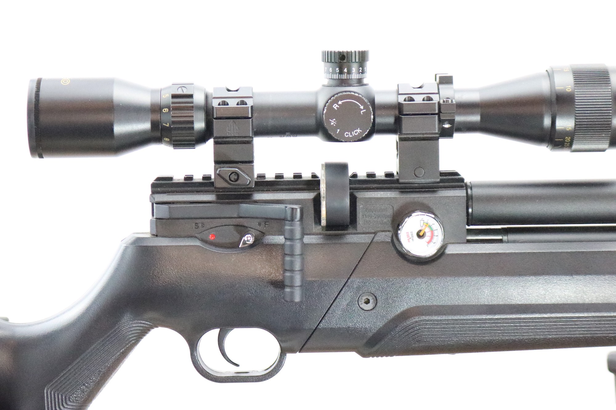 The middle section of an air gun