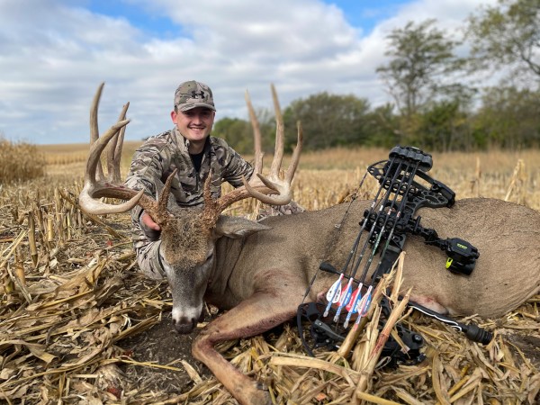 Kansas Bowhunter Tags Record-Book Buck While Hunting With His Brother