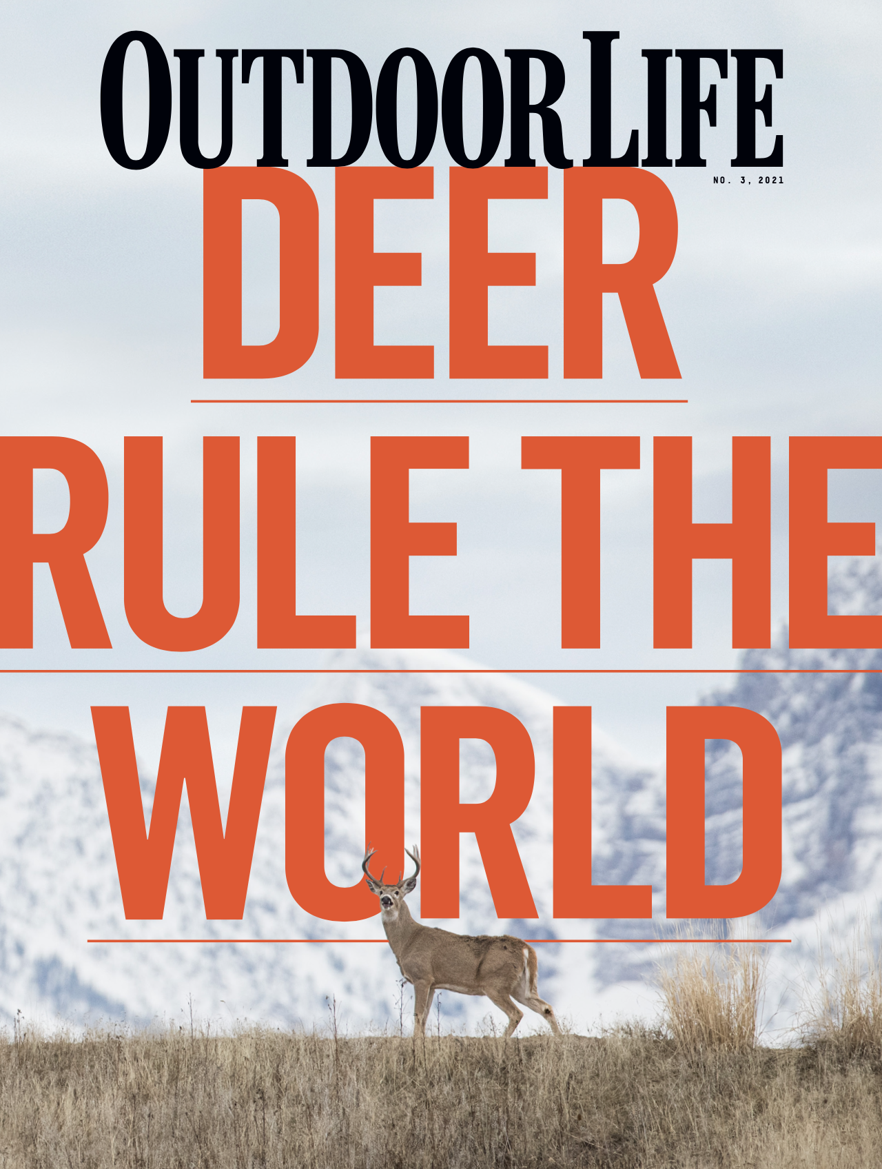 The 2021 no. 3 issue of Outdoor Life magazine: Deer Rule the World.