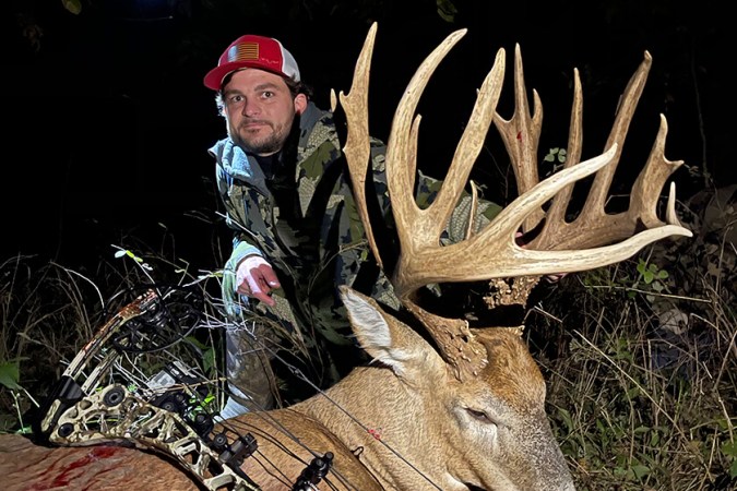 Kansas Hunter’s First Ever Archery Deer Is One of the Biggest Bucks of 2021