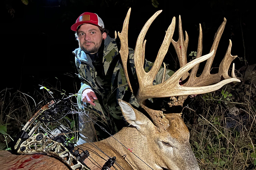 Marc Somers Kansas buck is one of the biggest taken this year.