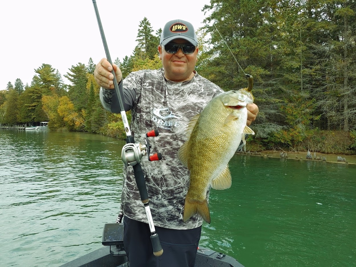 Fish caught with the best smallmouth bass lure.