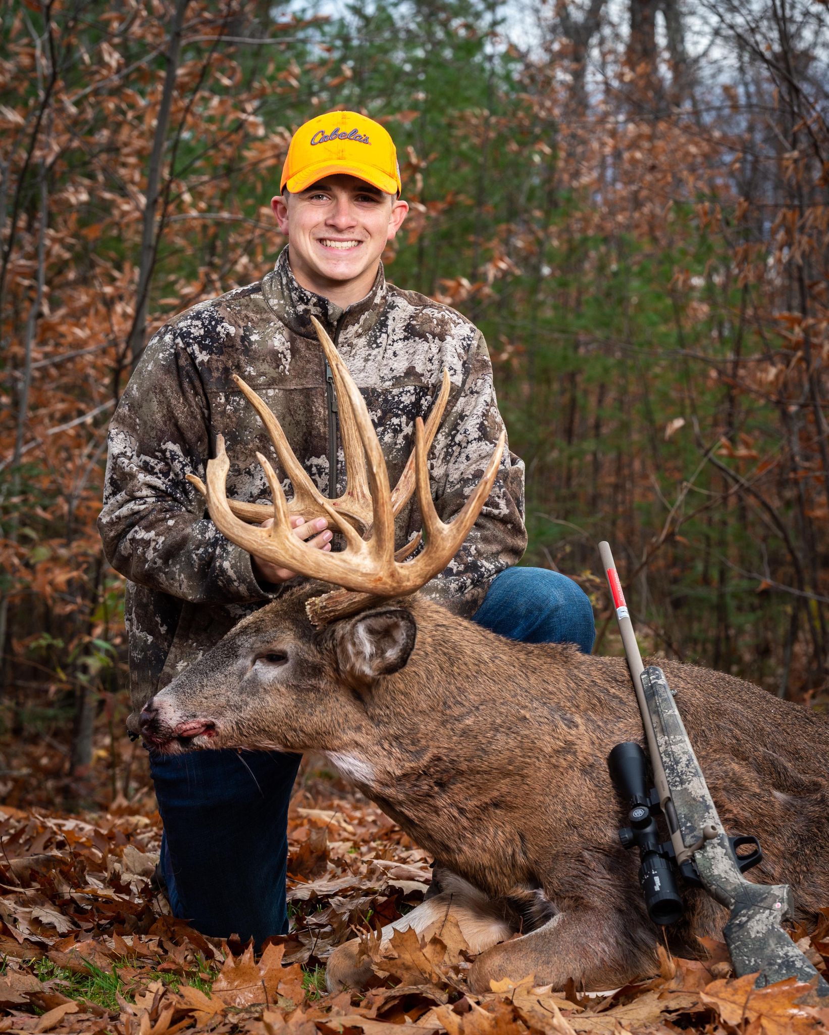 Capano's buck weighed 206 pounds.