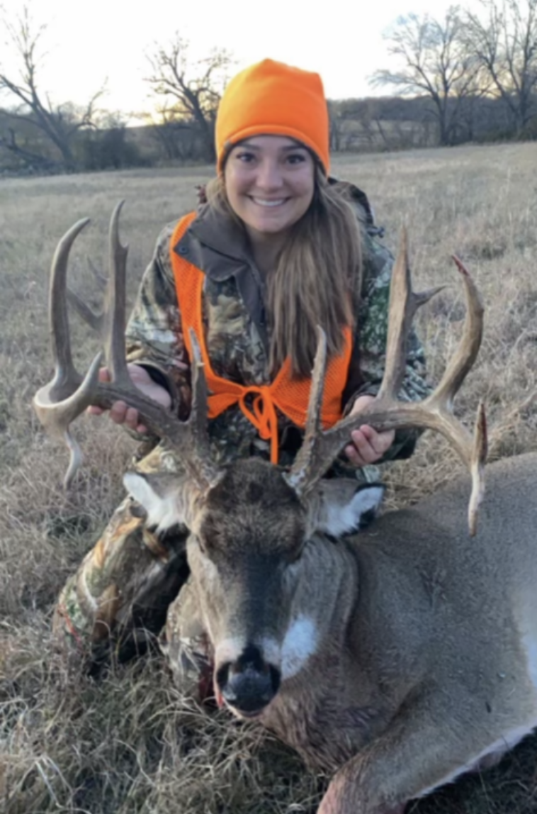 An Oklahoma schoolteacher killed a great buck this fall.