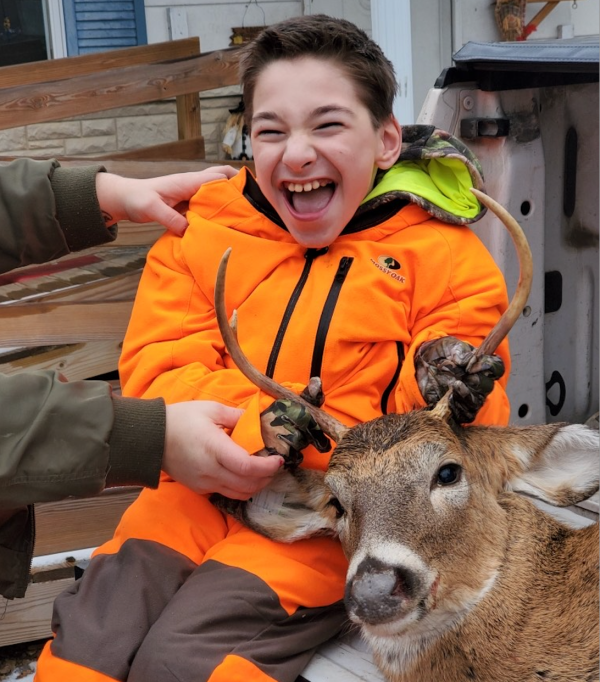 An 11-Year-Old Boy With Cerebral Palsy Shot His First Buck Using an Adapted Rifle Built by His Father