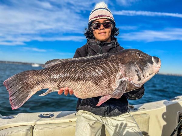 17-Year-Old Angler Catches Giant Tautog, Breaks Fishing Record That's Stood for 67 Years