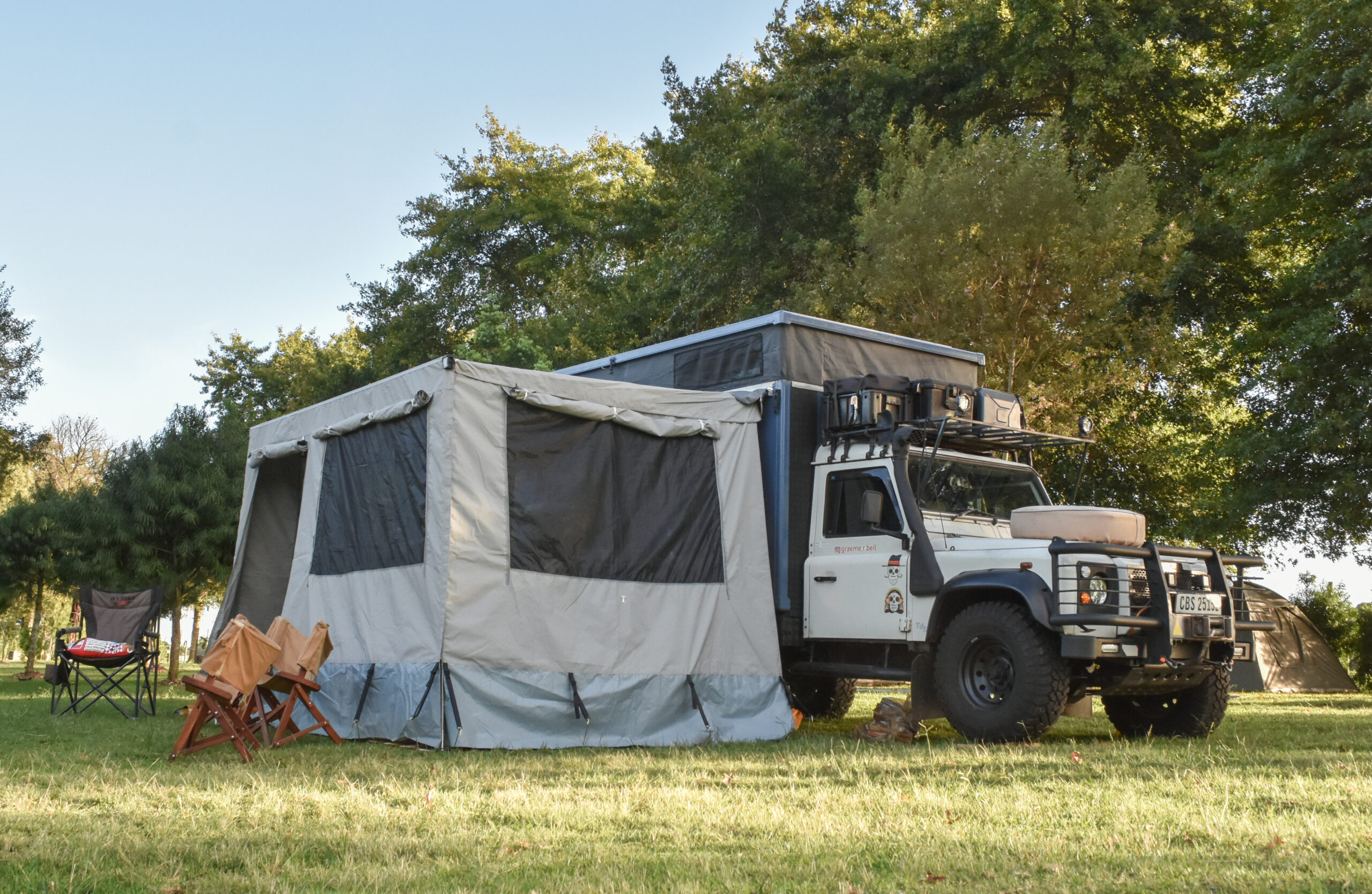 The new Defender can hold up to four passengers.