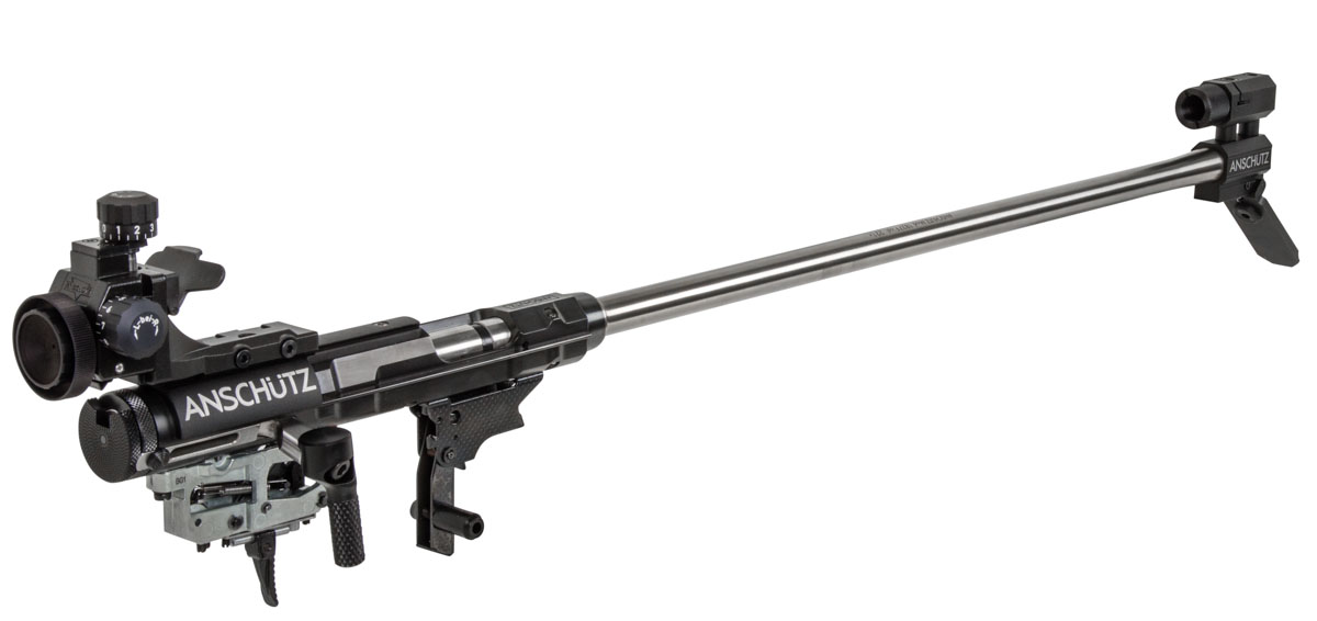 biathlon rifle action barrel and sights