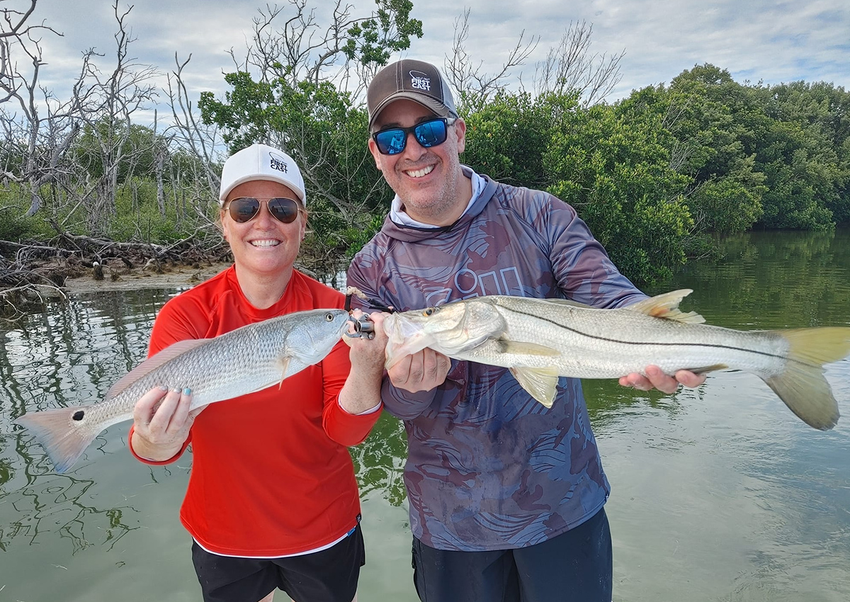 Florida East Coast Snook Fishing Shirts Florida or Snook Scale Sleeve Large / Ice Blue