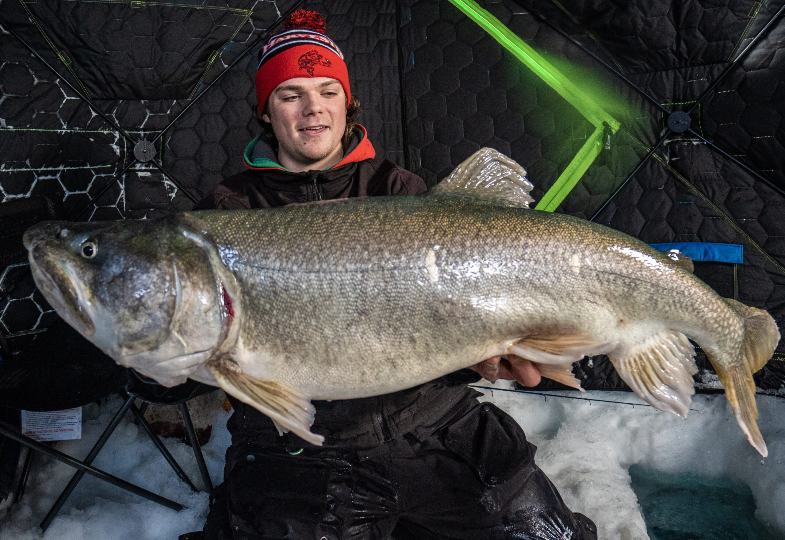 Watch Canadian Ice Fisherman Catches Giant Lake Trout Outdoor Life