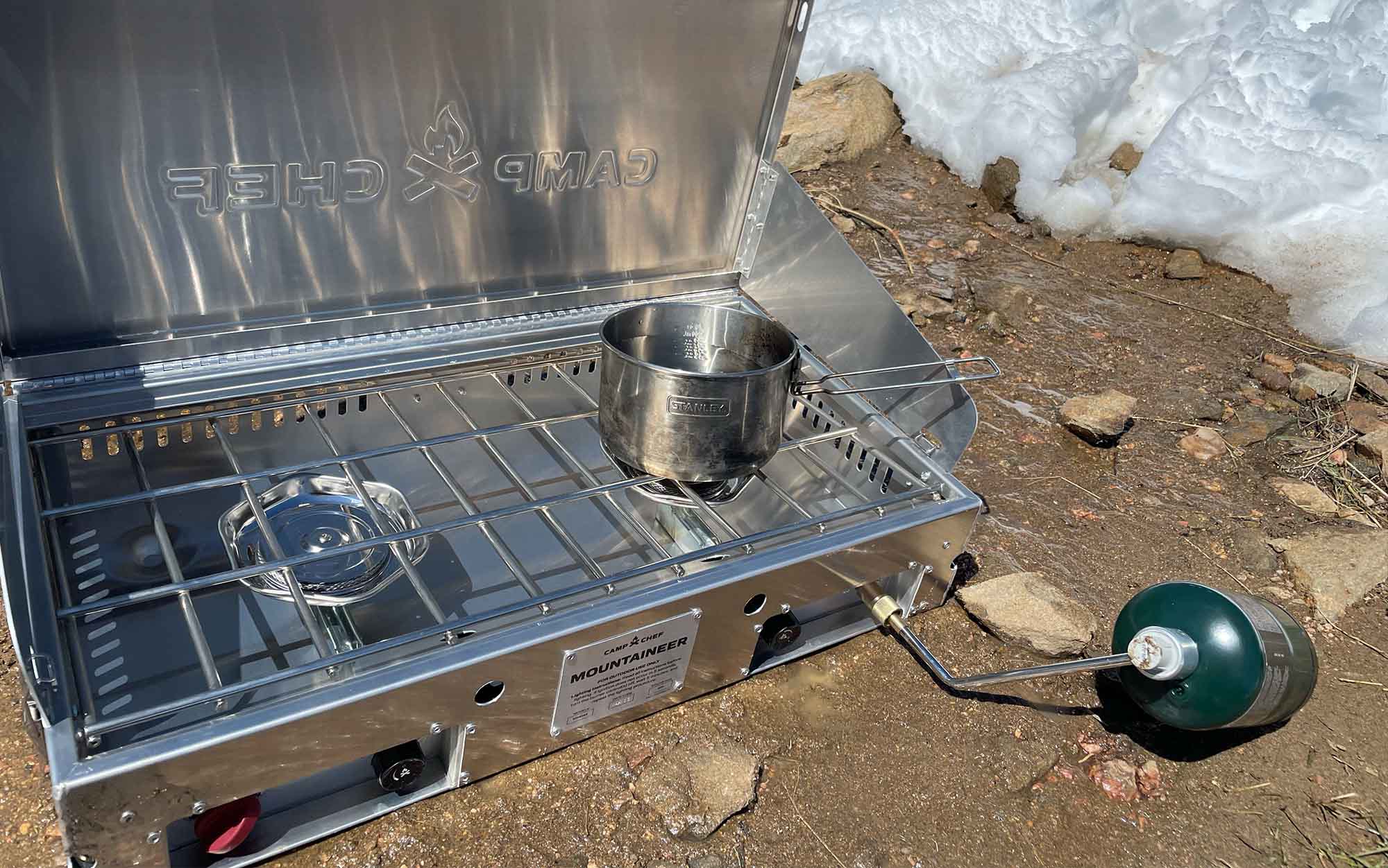 We tested the Camp Chef Mountaineer.