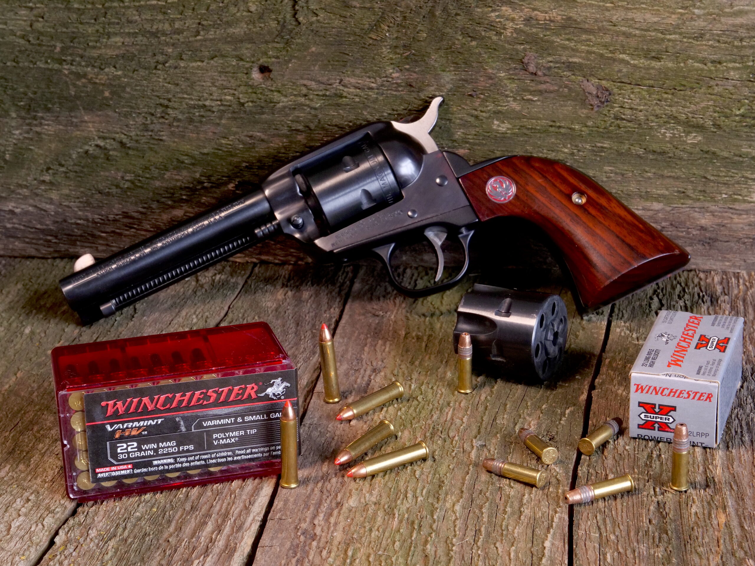 The .22 Mag has a muzzle velocity 650 fps faster than the .22 LR.