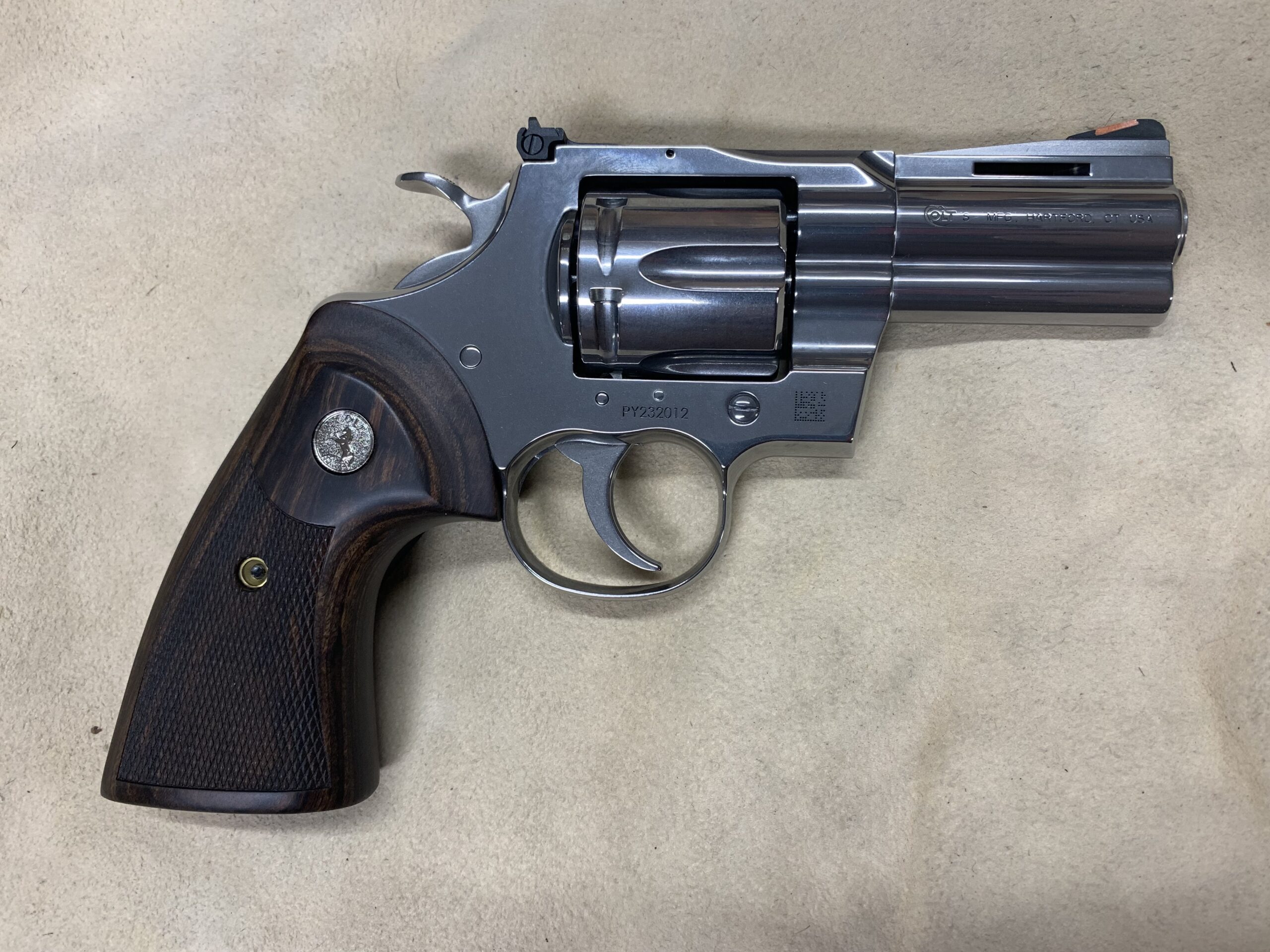 The new Colt Python 3-Inch revolver.