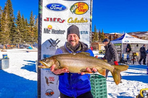 Colorado Ice Fisherman Catches $7,500 Lake Trout, Will Use the Money to Start a College Fund for His Sons