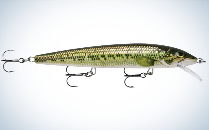 The Rapala Husky Jerk is the best crappie lure ffor trolling.