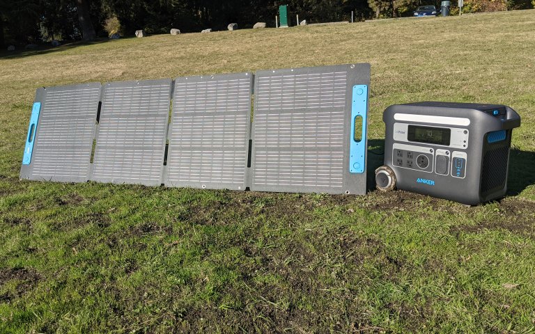 The Anker 531 Solar Panel was easy to use and plenty powerful; I just wish it had the same sundial feature as the 625 model.