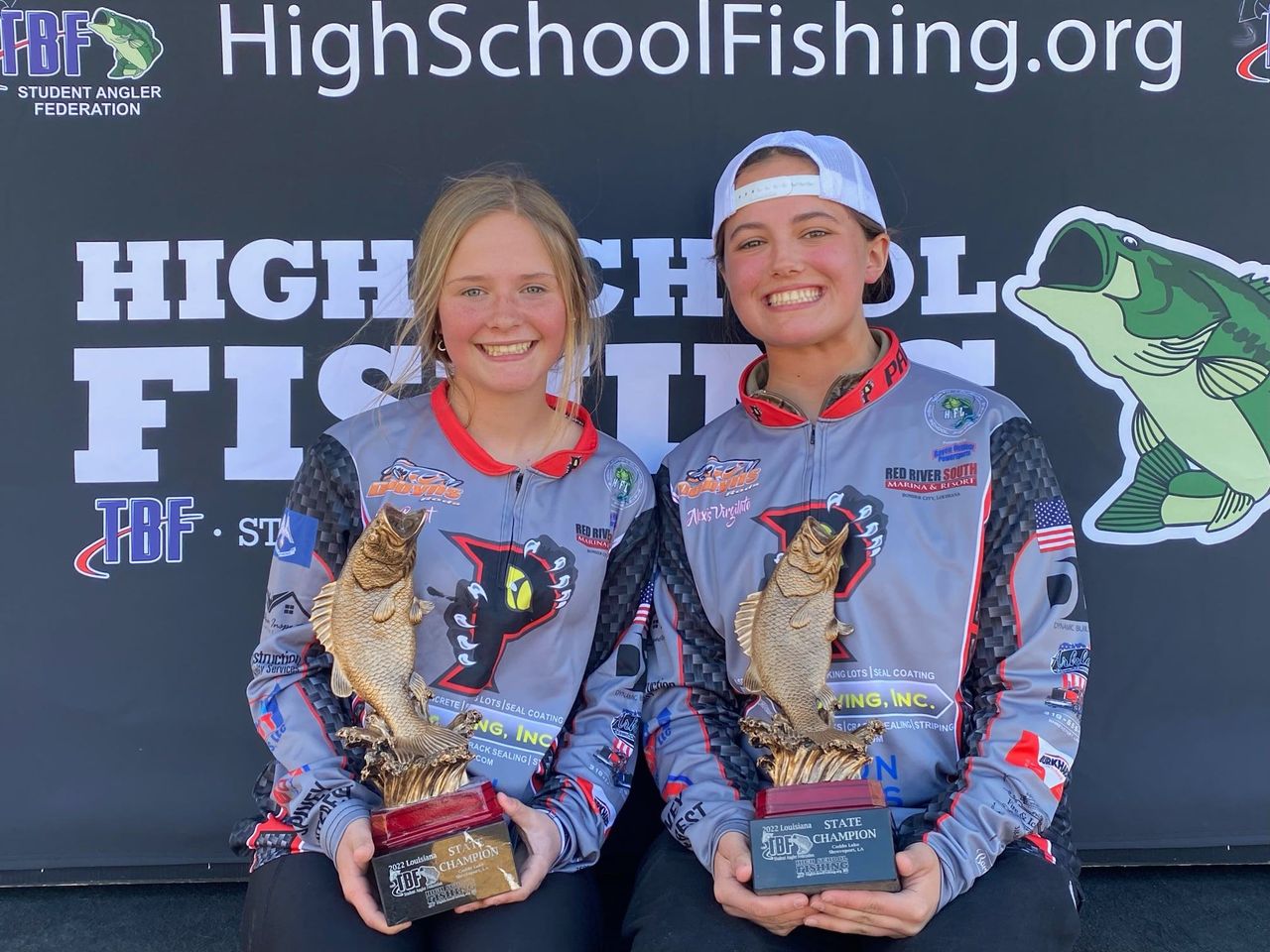 Two Louisiana teens became the first girls to win a state high school state title.
