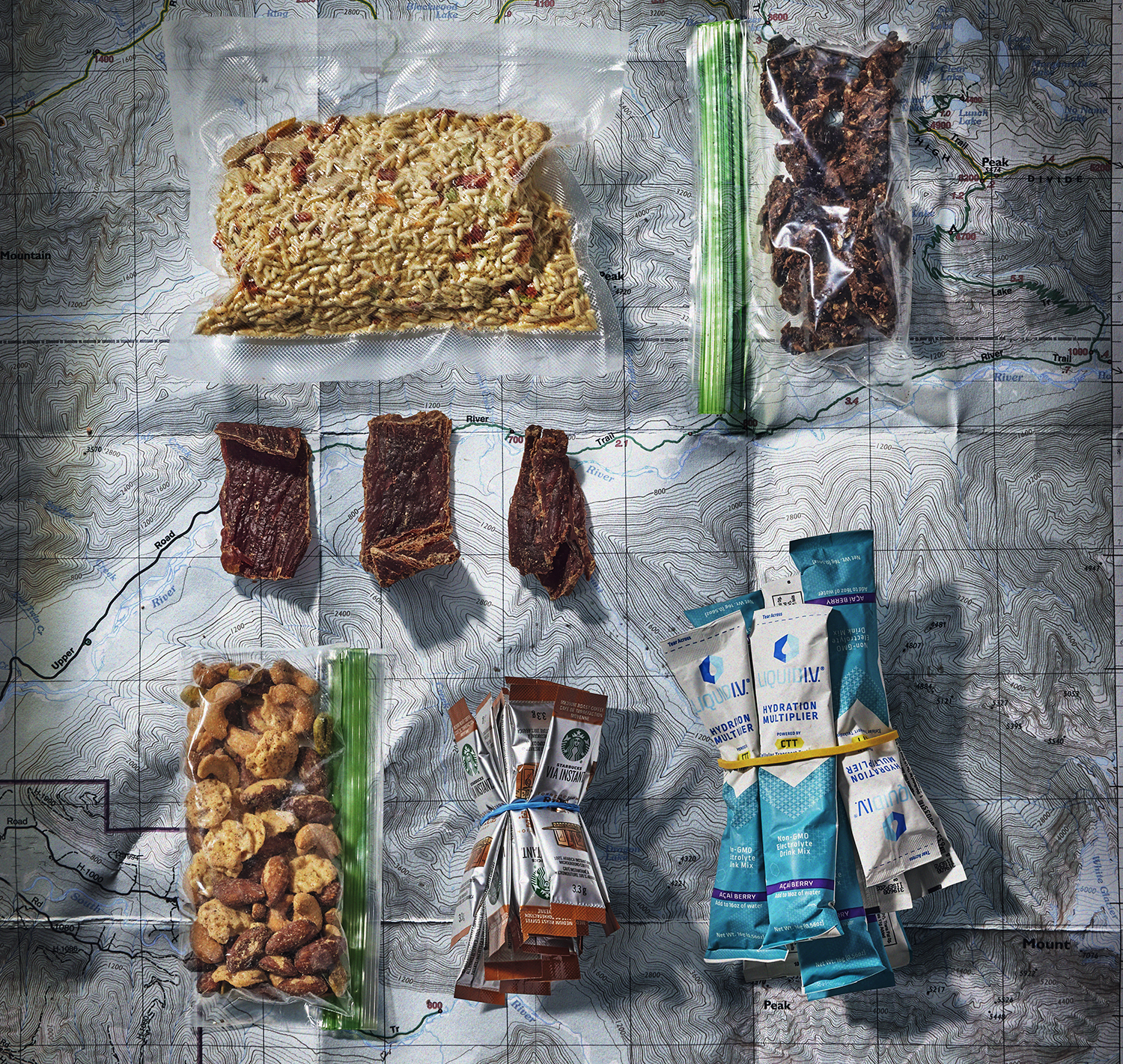 Dried food travels well on long-term hunts
