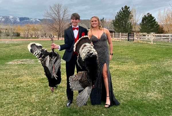 Hunting Buddies Double Up on Wyoming Gobblers Just in Time for Prom