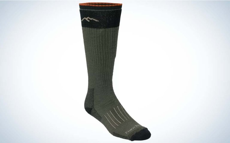 A green best hunting sock
