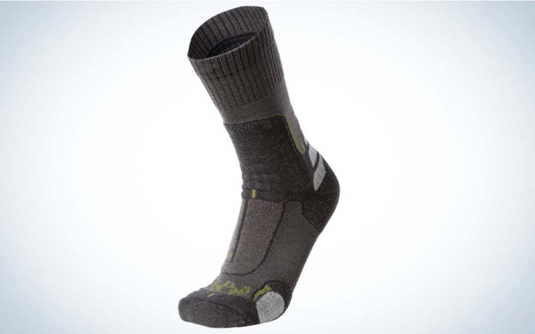 A brown best hunting sock
