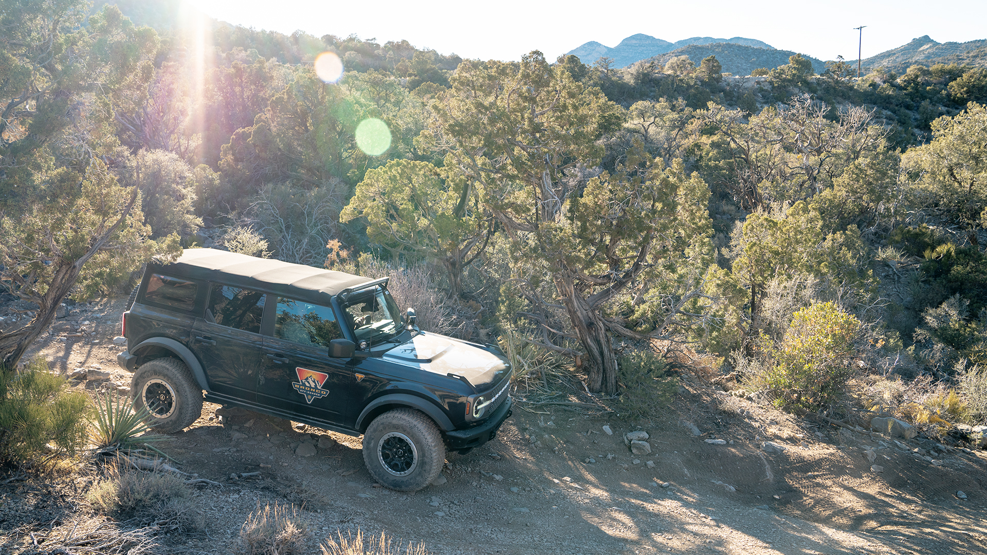 The Bronco can get you deep into the backcountry.