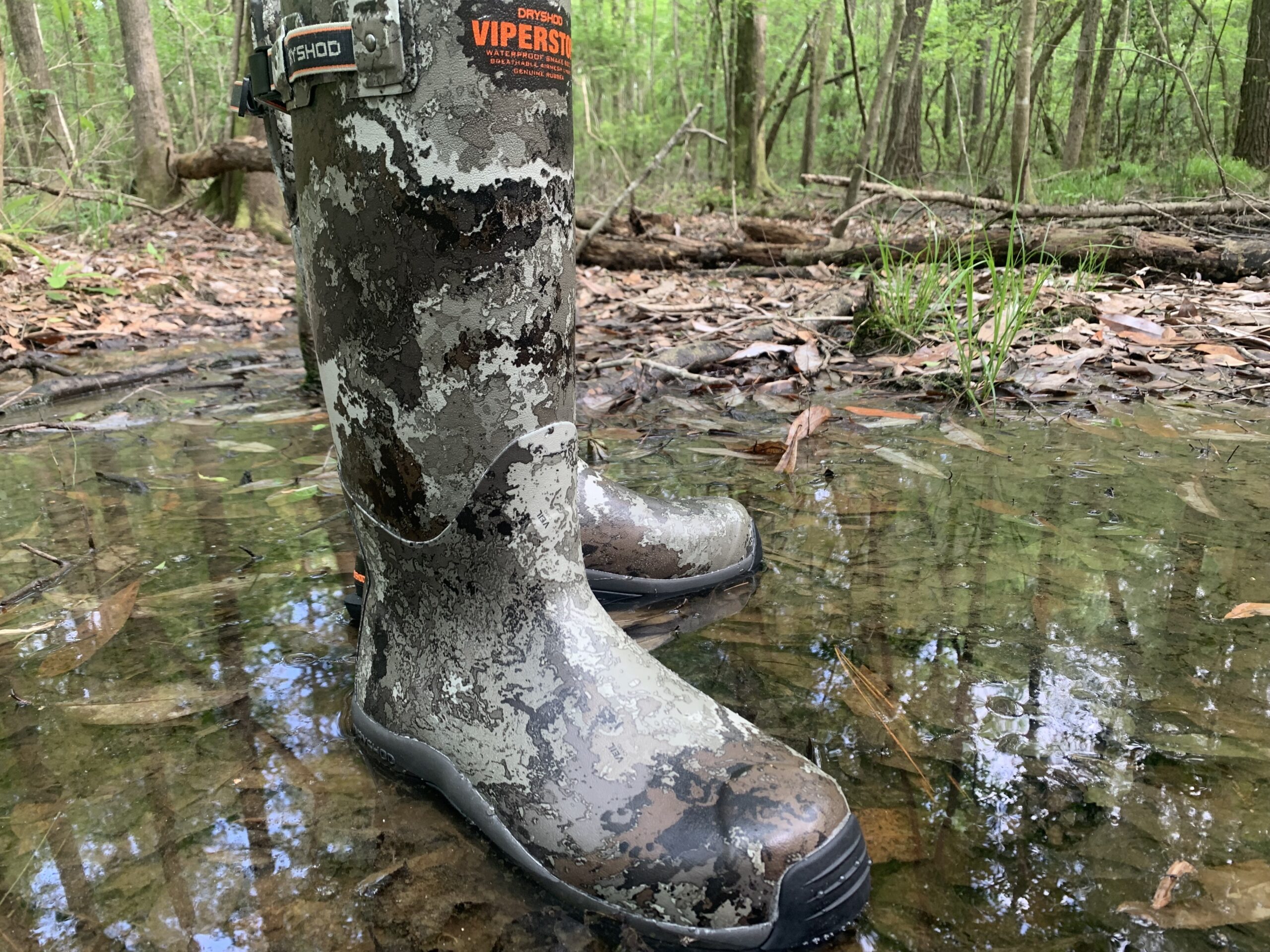 The Dryshod Viperstops are Outdoor Life's pick for best snake boot.