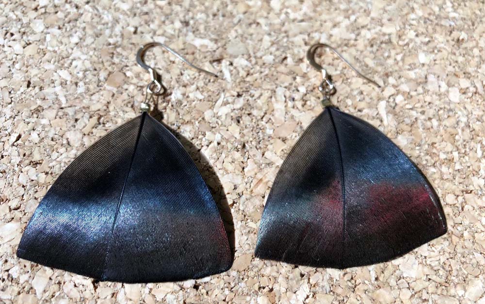 Turkey Feather Earrings