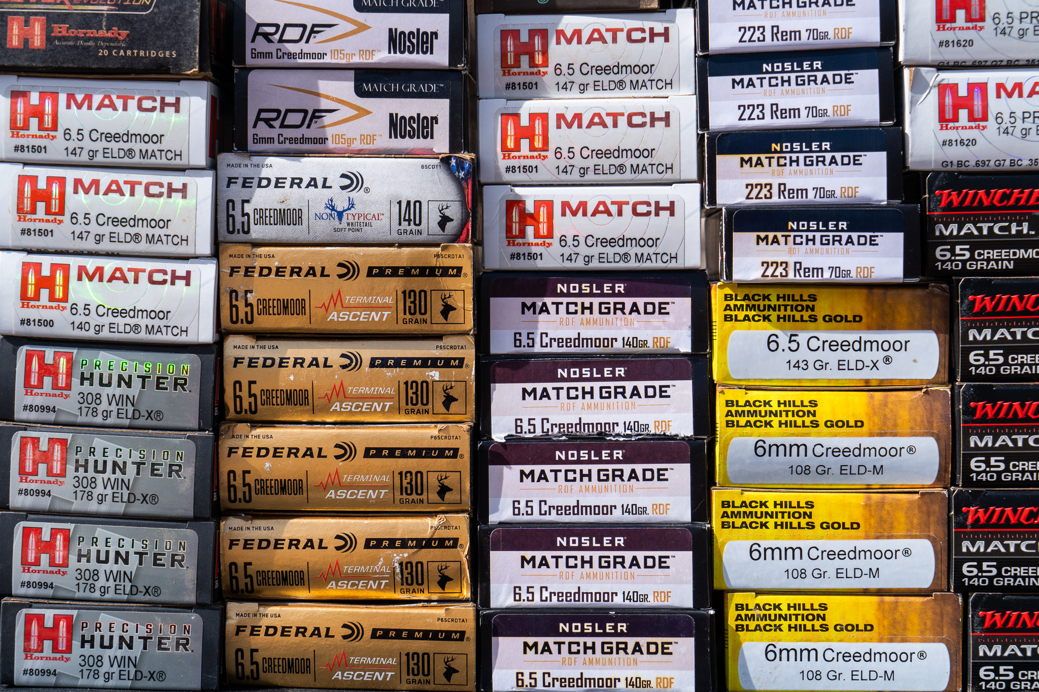 Rifle ammo at the Outdoor Life gun test.