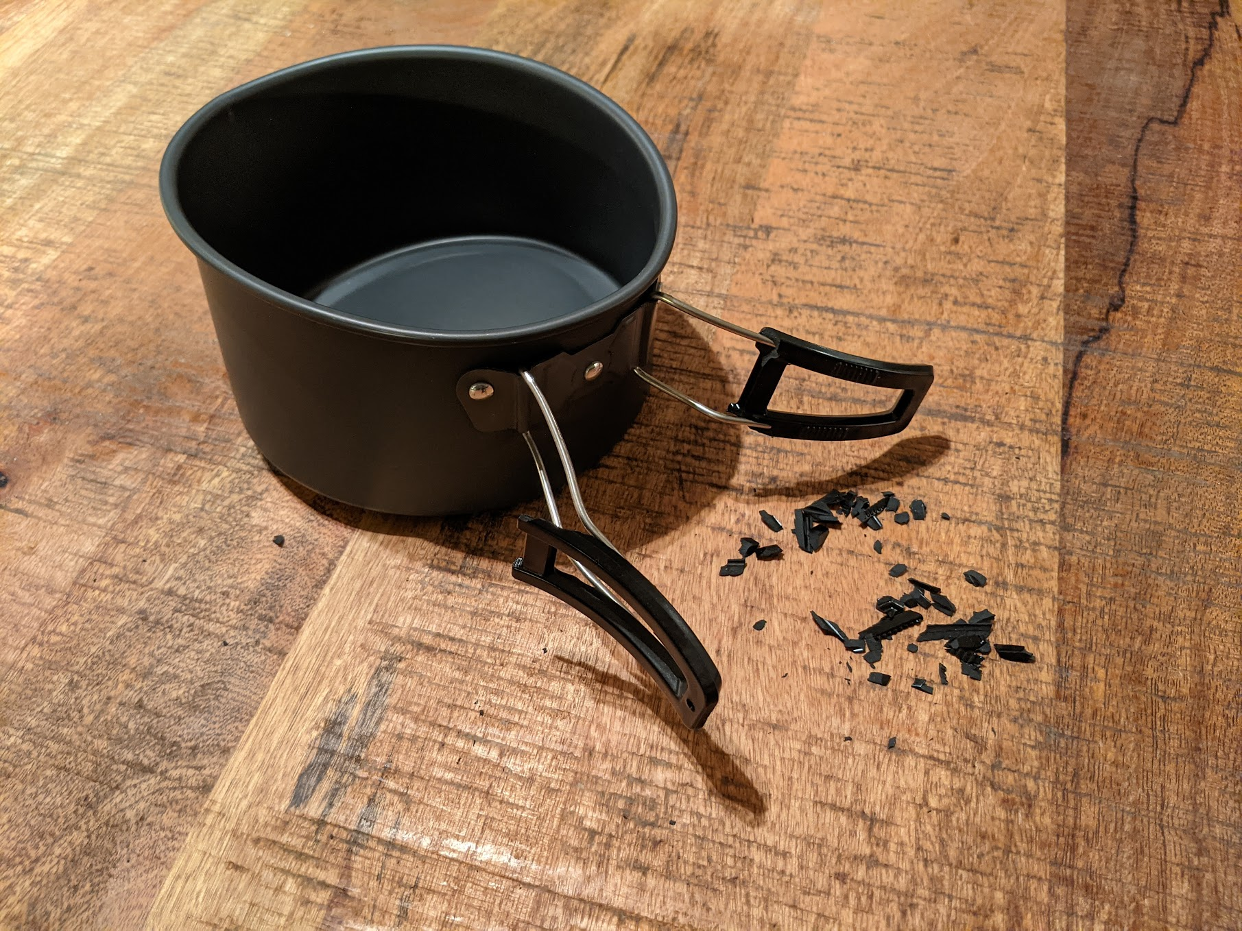 Broken handle on the Odoland cookware