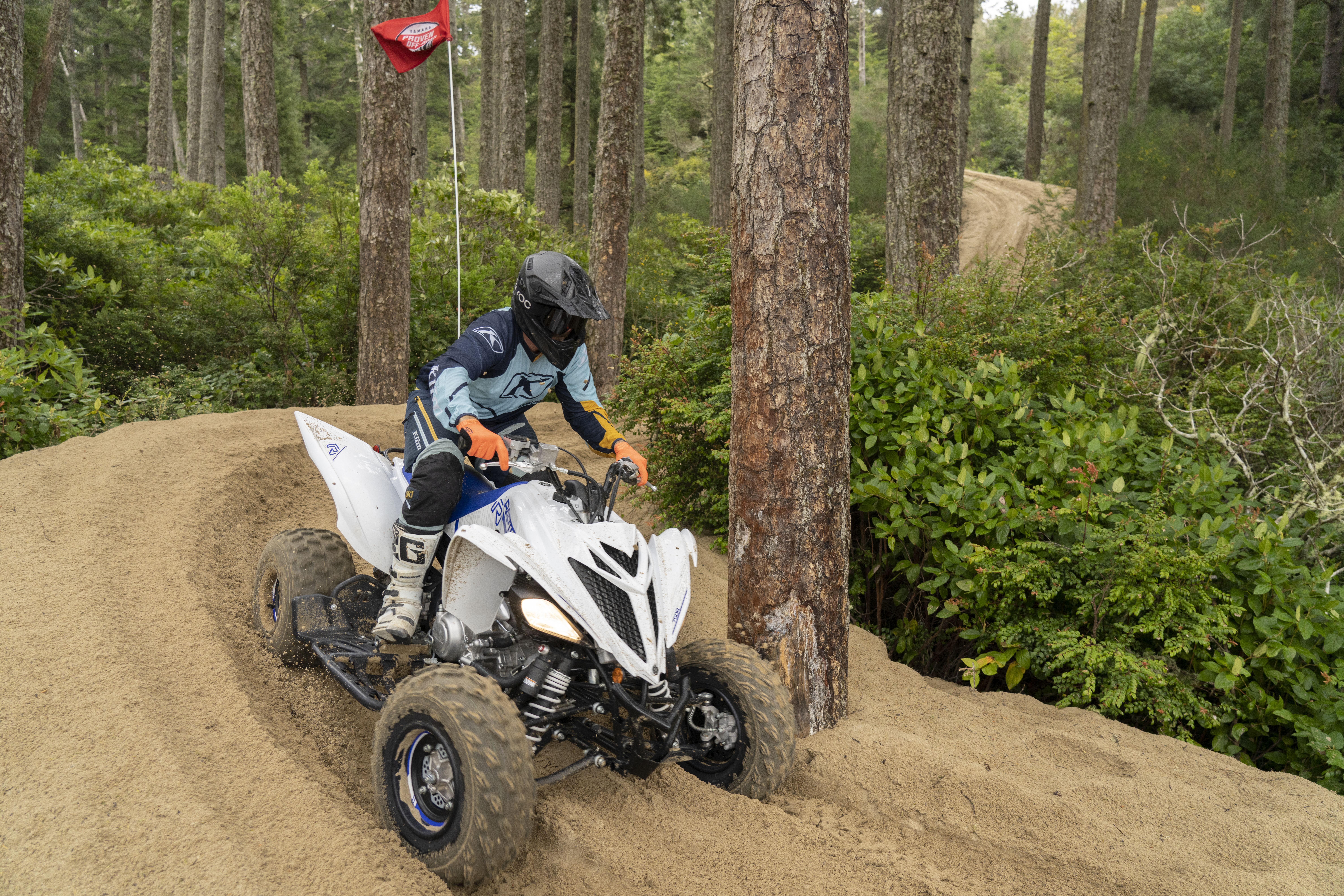 The Raptor 700R offers a clean ride.