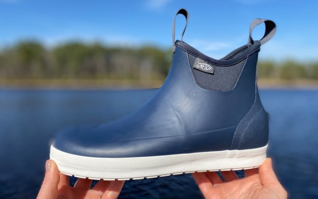 We tested the AFTCO Ankle Deck Fishing Boot.