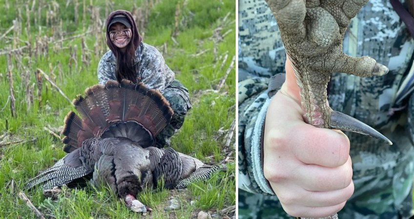 College Kid's First Turkey Turns Out to Be a Record Breaker