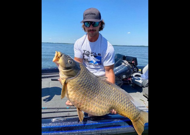 Maryland Bass Fisherman Sets New State Record With a 49-Pound Common Carp