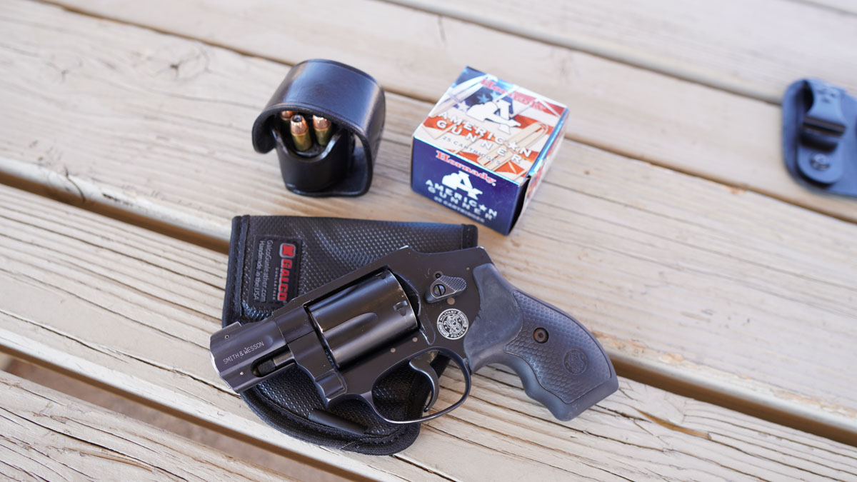 The Smith & Wesson M&P 340 J-frame is one of the most popular pocket-pistol revolvers.
