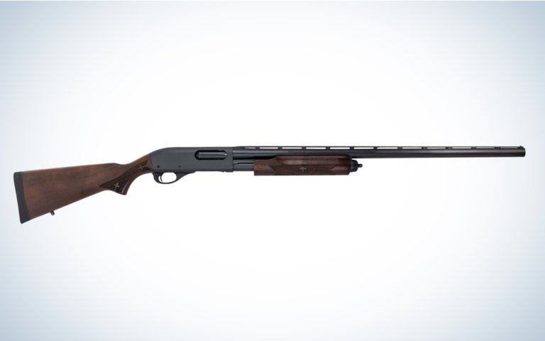 We shot the Remington 870 FieldMaster.