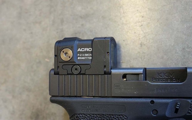 The Aimpoint ACRO P-2 is one of the best red dot sights