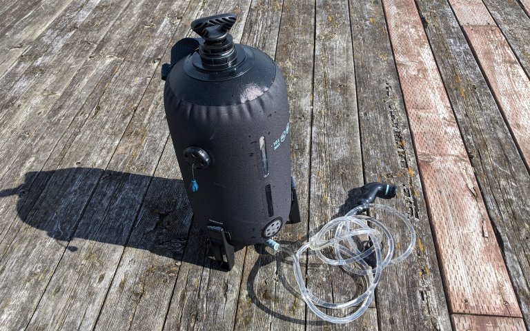 Decathlon camping shower