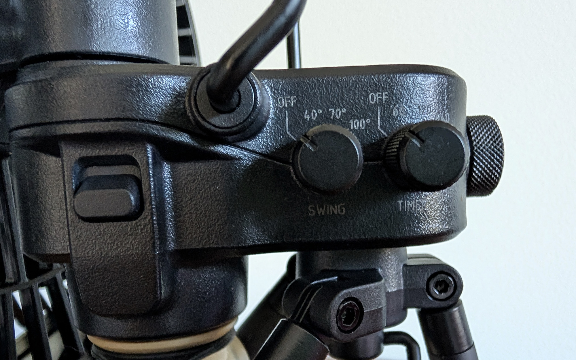 dial controls for the Nestout camping fan