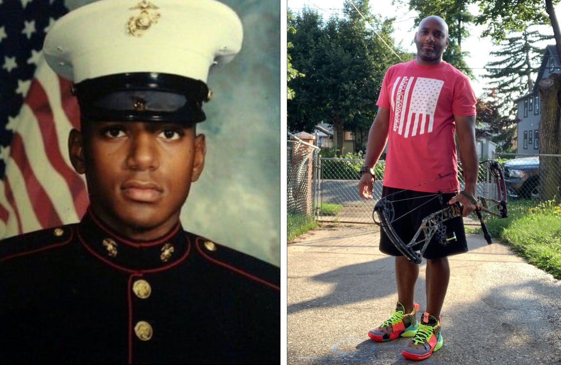 A Marine veteran and bowhunter talks about being an American.