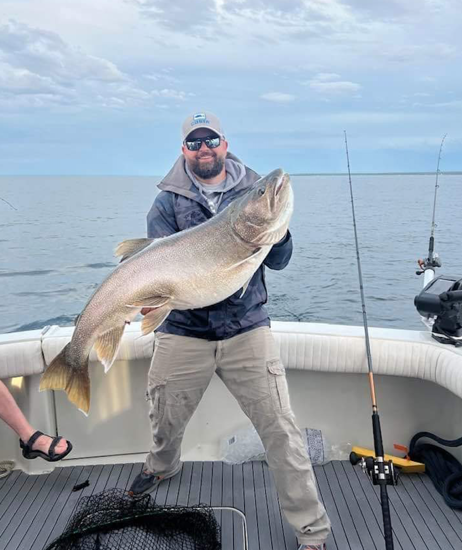 Giant Lake Superior lake trout.